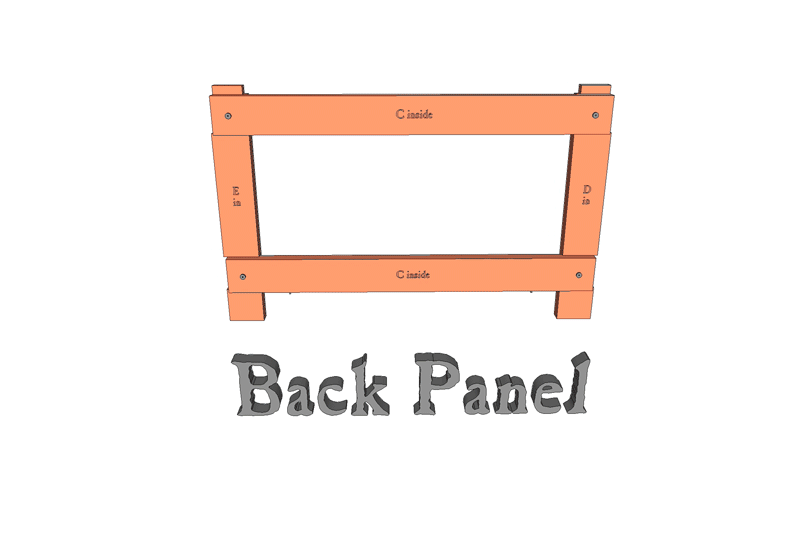 Market Table Back Panel